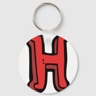 Letter H-Sleutelhanger Sleutelhanger