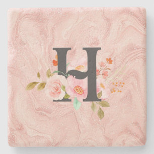 Letter H Stenen Onderzetter
