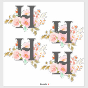 Letter H Sticker