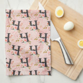 Letter H Theedoek (Quarter Fold)