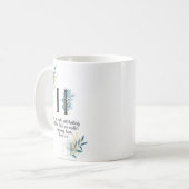 Letter H, waterverf bijbelprijsopgave mok (Voorkant links)