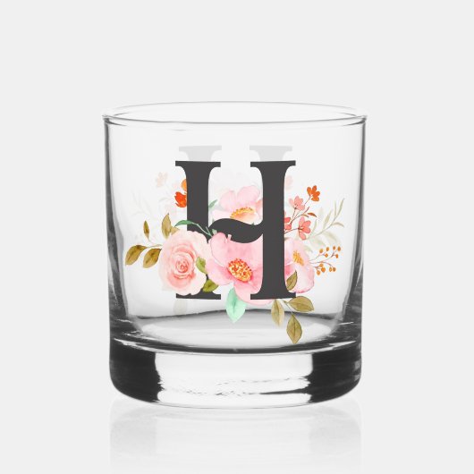 Letter H Whisky Glas (Voorkant)