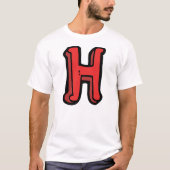 Letter H Womens Active T-shirt (Voorkant)