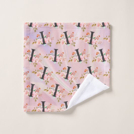 Letter I Bad Handdoek (Wasdoekje)