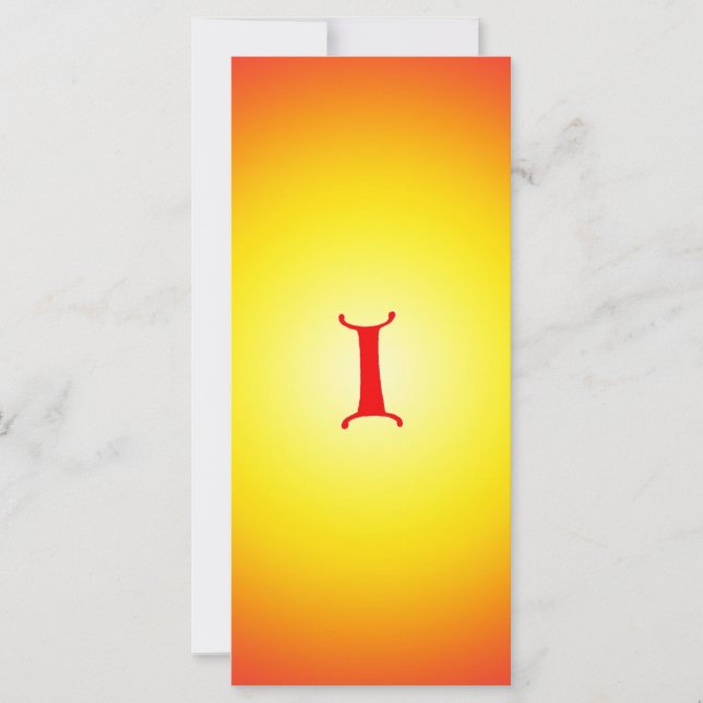 Letter I Book Mark (Voorkant)