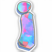 Letter i -  Color Mix Sticker (Voorkant)