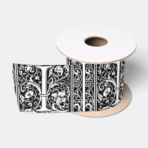 Letter I Middeleeuwse Monogram Art Nouveau Lint