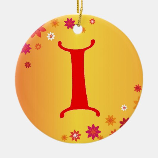 Letter I Ornament (Voorkant)