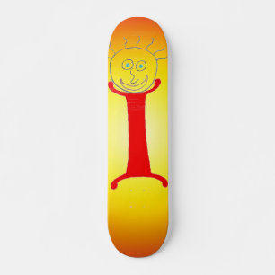 Letter I-skateboard Skateboard