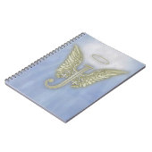 Letter J Angel Monogram Notitieboek (Linkerzijde)