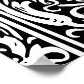 Letter J Medieval Monogram Initiaal Poster (Hoek)