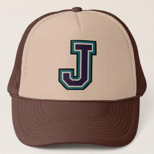 Letter "J" Monogram Trucker Pet