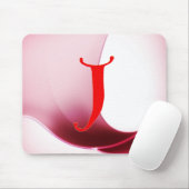 Letter J Muismat (Met muis)