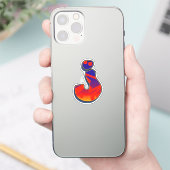 Letter J - Night Sky Sticker (Telefoon)