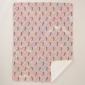 Letter J Sherpa Deken