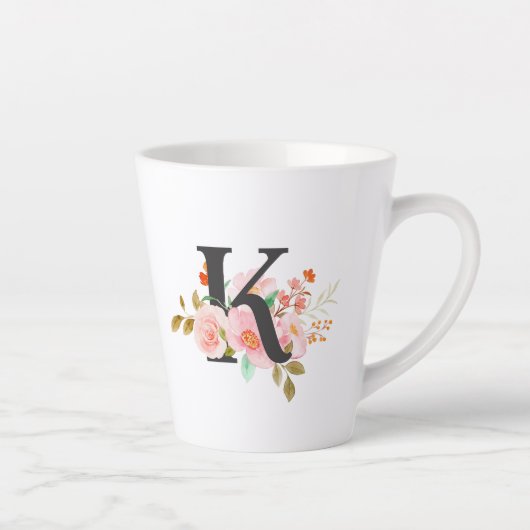 Letter K Latte Mok (Rechts)