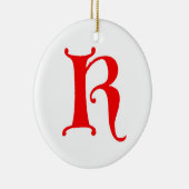 Letter K Ornament (Rechts)