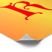 Letter K Poster (Hoek)