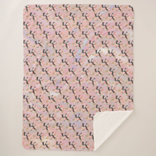 Letter K Sherpa Deken