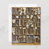 Letter L Briefkaart (Voorkant / Achterkant)