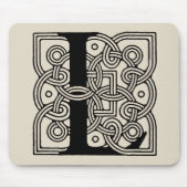 Letter L  Celtic Knot Monogram Muismat (Voorkant)