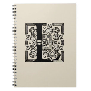 Letter L Celtic Knot Monogram Notitieboek