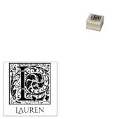 Letter L eerste brief gepersonaliseerd Rubberstempel (Gestempeld)