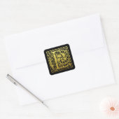 Letter L Eerste Letter Faux Gold Sticker (Envelop)