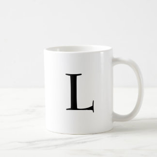 "Letter L" Koffiemok