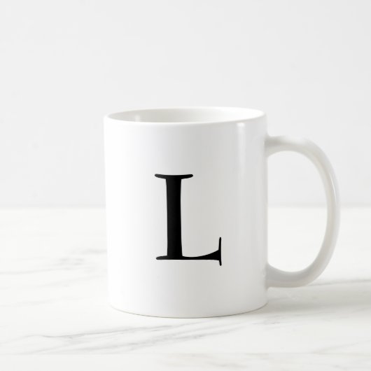 "Letter L" Koffiemok (Rechts)