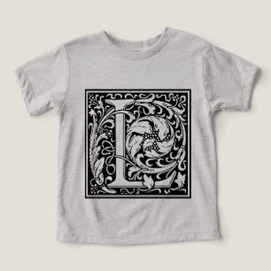 Letter L Middeleeuwse Monogram Art Nouveau