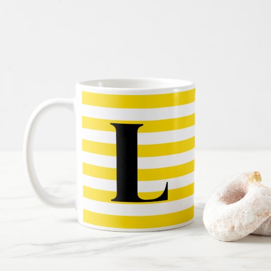 Letter L-Mok Koffiemok (Met donut)