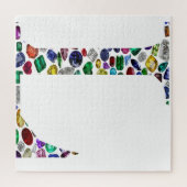 Letter L Monogram Legpuzzel (Verticaal)