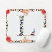 Letter L Monogram Muismat (Met muis)