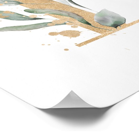 Letter L Monogram Poster (Hoek)