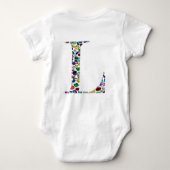 Letter L Monogram Romper (Achterkant)