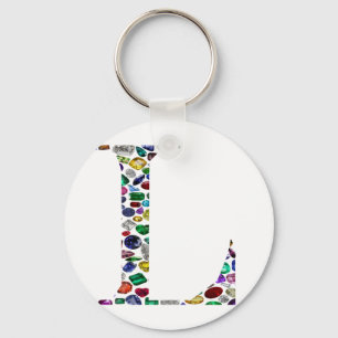 Letter L Monogram Sleutelhanger