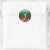LETTER L STICKER + geschenken (Tas)