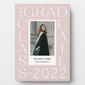 Letter Lijst EDITABLE KLEURENSCHAP Afstuderen Fotoplaat (voorkant)