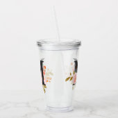 Letter M Acryl Drinkbeker (Links)