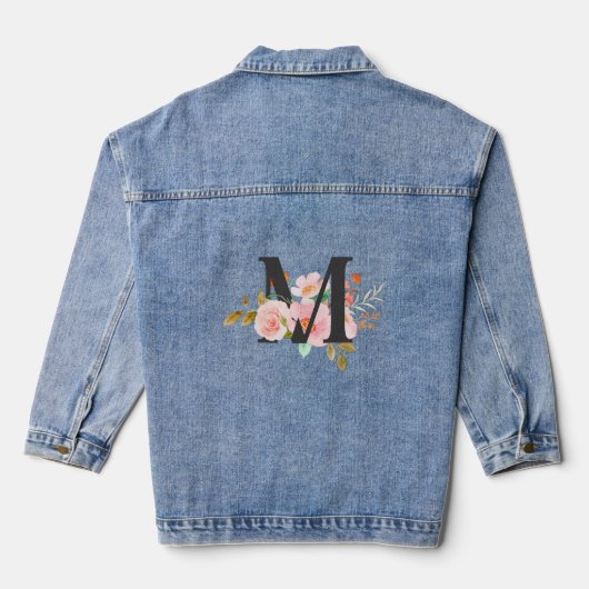 Letter M Denim Jacket (Achterkant)