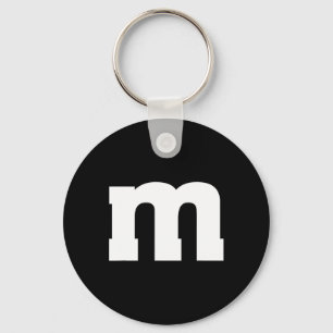 Letter M hoofdalfabet Sleutelhanger