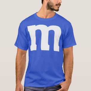 Letter M Low Hoesje Alphabet Matching Lazy Hwe T-shirt
