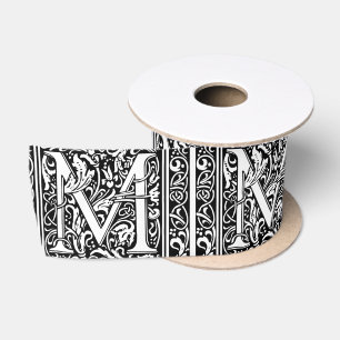 Letter M Middeleeuwse Monogram Art Nouveau Lint