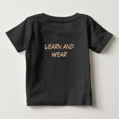 Letter M Monkey Educational Kids T-Shirt | Upperca (Dos)