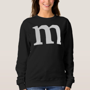 Letter M Onderste Hoesje alfabet Trui