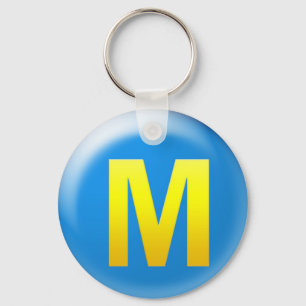 Letter M Sleutelhanger