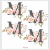 Letter M Sticker (Vel)