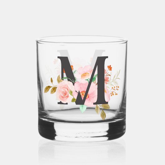 Letter M Whisky Glas (Voorkant)