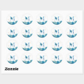 *~* LETTER M - Zee Ocean Beach Envelope Sticker (Vel)